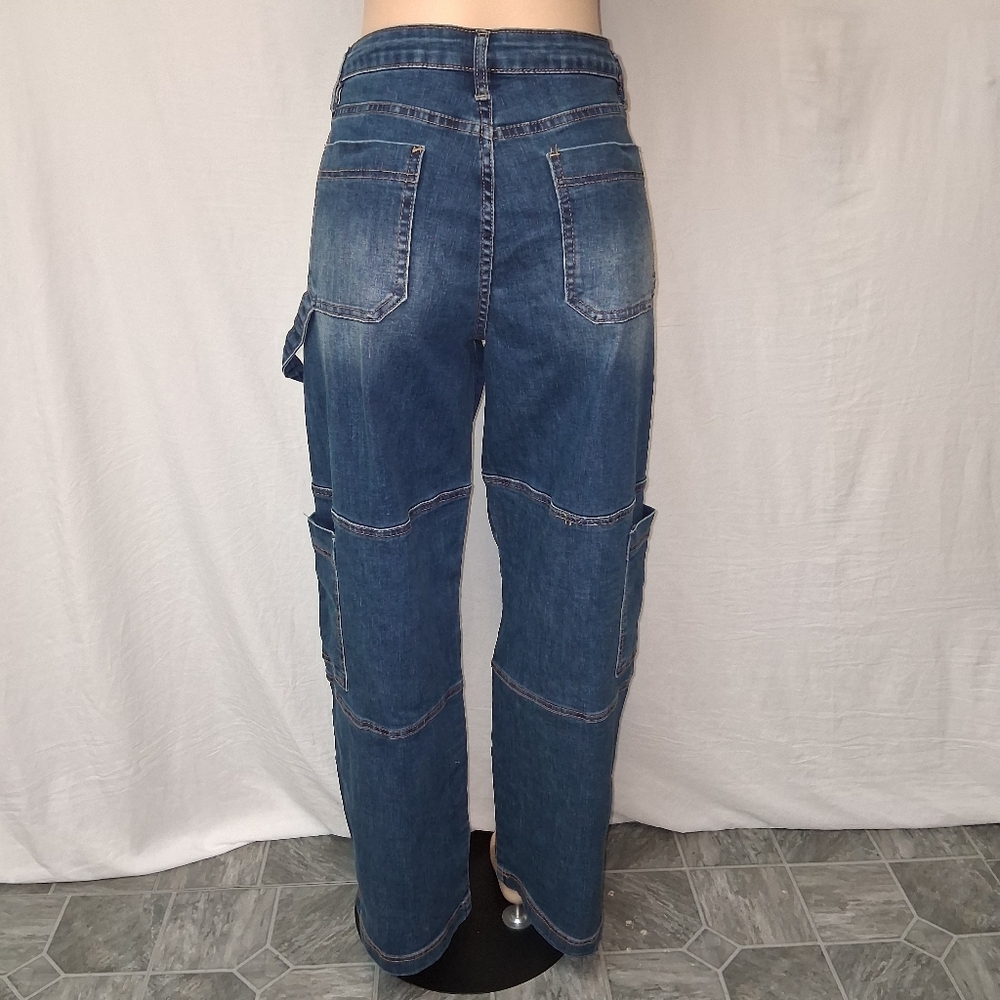 YMI Women's Straight Leg Jeans Blue - Picture 9 of 16